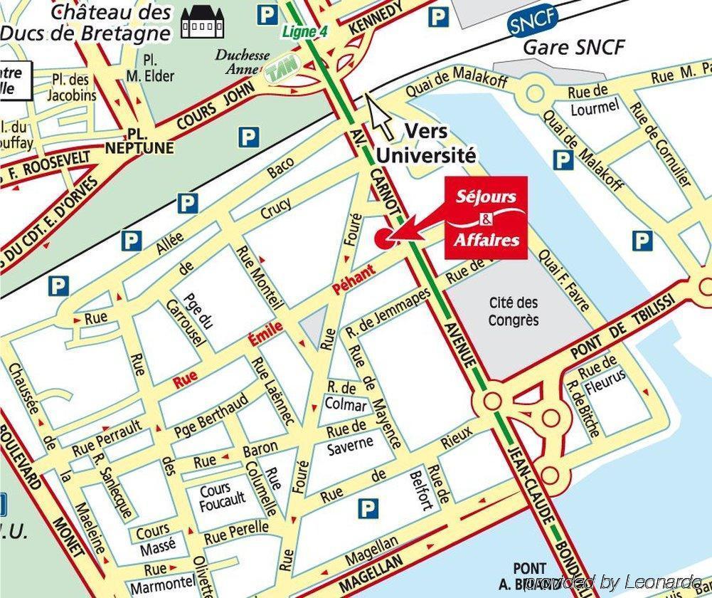 Sejours & Affaires Nantes Ducs De Bretagne Aparthotel Eksteriør bilde